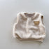 Fall/winter wool waistcoat baby loose warm vest